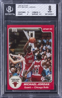1984-85 Star #101 Michael Jordan Rookie Card – BGS NM-MT 8